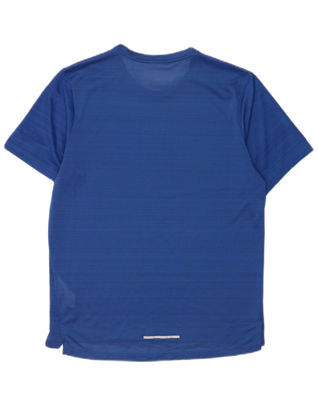 Nike Homme Dri Fit T-Shirt Haut Bleu Moyen Rayé Polyester