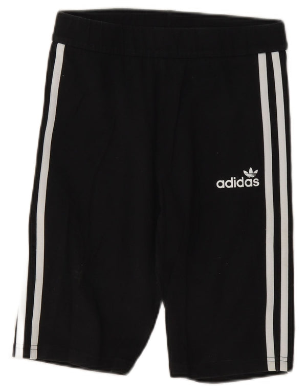 Adidas Short de sport pour femme UK 10 Petit coton noir