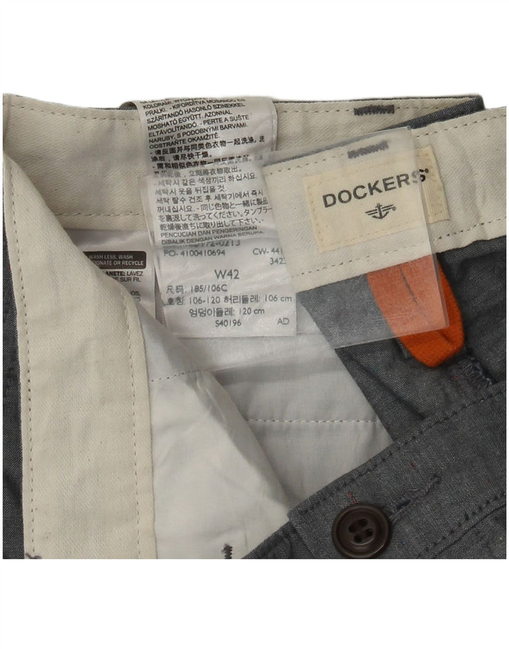 Dockers Short Chino Homme W42 2XL Bleu Coton