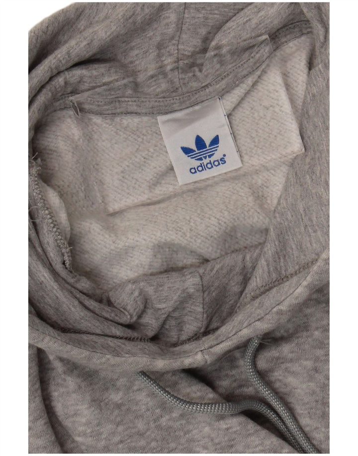 Adidas Pull à capuche pour femme UK 14 Gris moyen