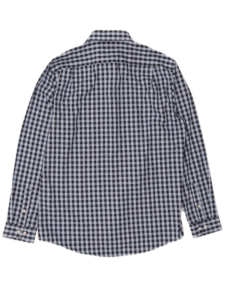 Ben Sherman Chemise Homme Taille 16 1/2 Grand Coton Vichy Bleu