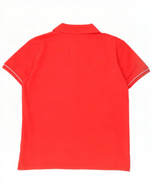 Avirex Polo Femme UK 18 XL Rouge Coton