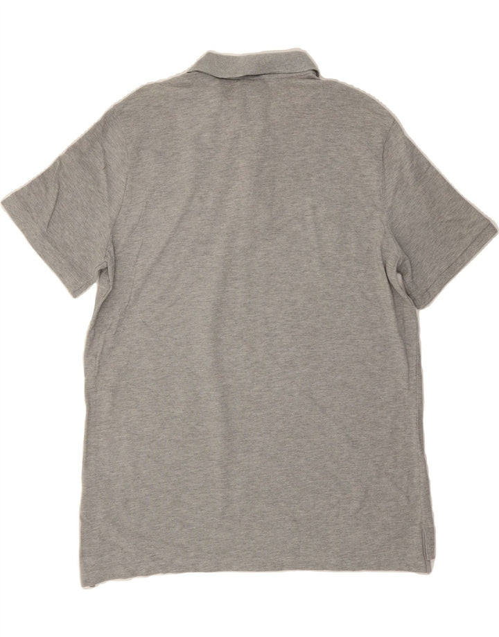 NIKE Mens Polo Shirt Large Grey Cotton Vintage Nike and Second-Hand Nike from Messina Hembry 