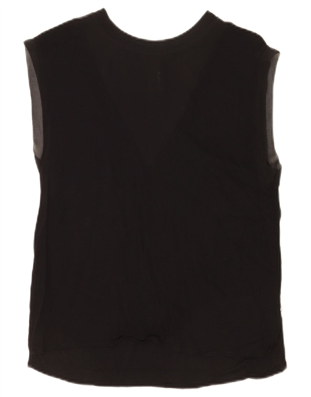 PEPE Jeans Débardeur Femme UK 10 Small Noir Viscose