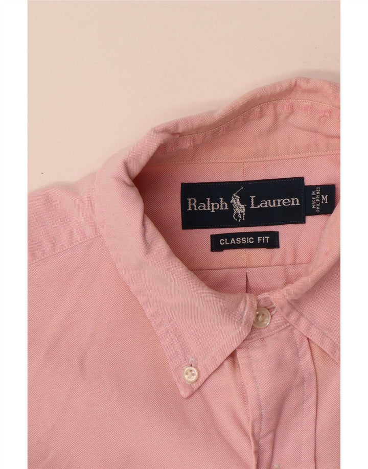 Ralph Lauren Chemise Coupe Classique Homme Rose Moyen Coton