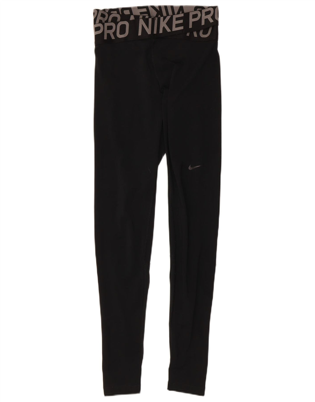 Nike Legging graphique Dri Fit pour femme UK 8 Small Noir Colorblock Polyester