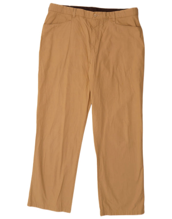 Marks & Spencer Pantalon Chino Droit Homme W38 L31 Coton Beige