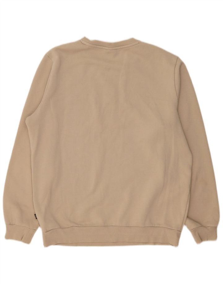 PUMA Sweat-shirt en coton beige moyen pour homme