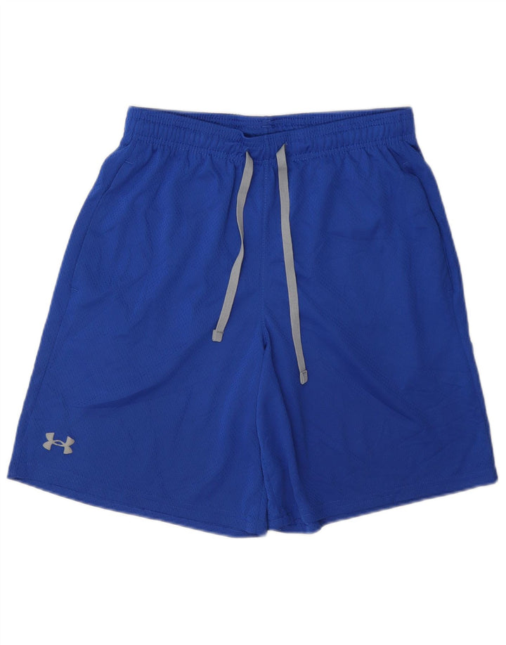 Under Armour Short de Sport Homme Bleu Moyen Polyester