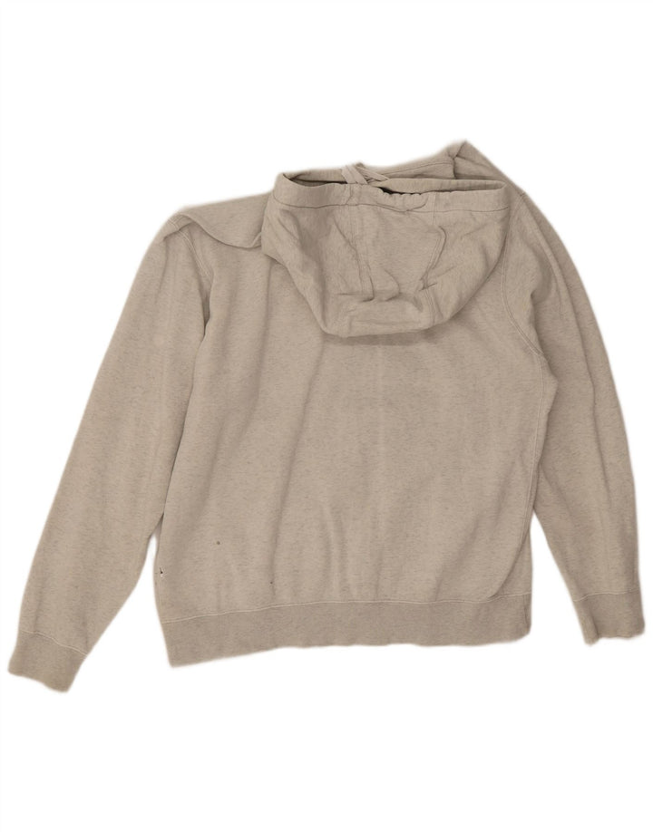 Nike Pull à capuche graphique en coton gris moyen pour homme
