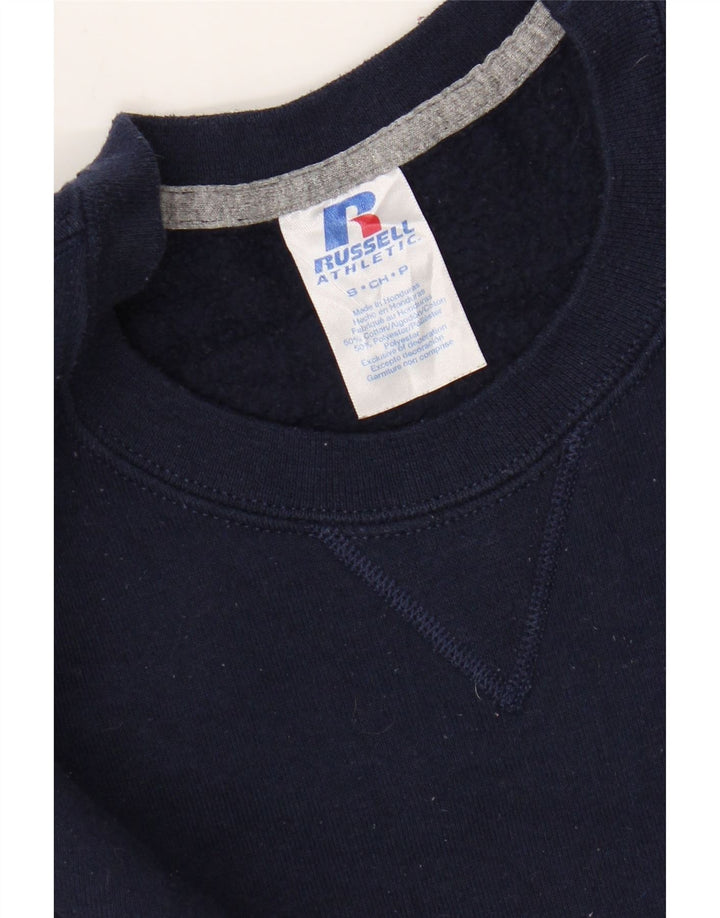 RUSSELL ATHLETIC Sweat-Shirt Homme Petit Bleu Marine Coton