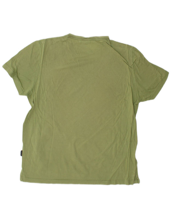 AQUASCUTUM T-Shirt Femme Top UK 14 Coton Vert Moyen