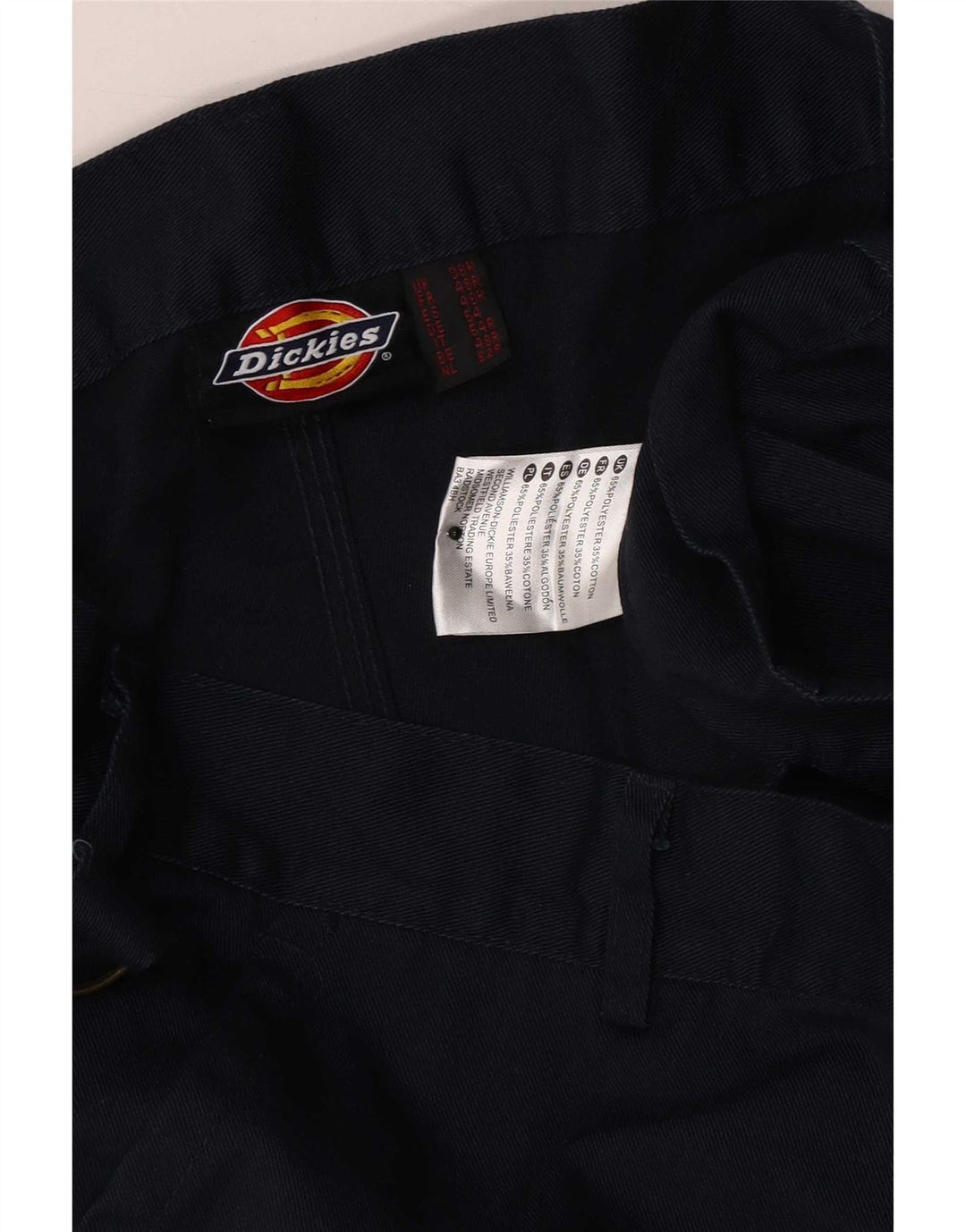 Dickies Pantalon Cargo Droit Homme W38 L30 Bleu Marine Polyester