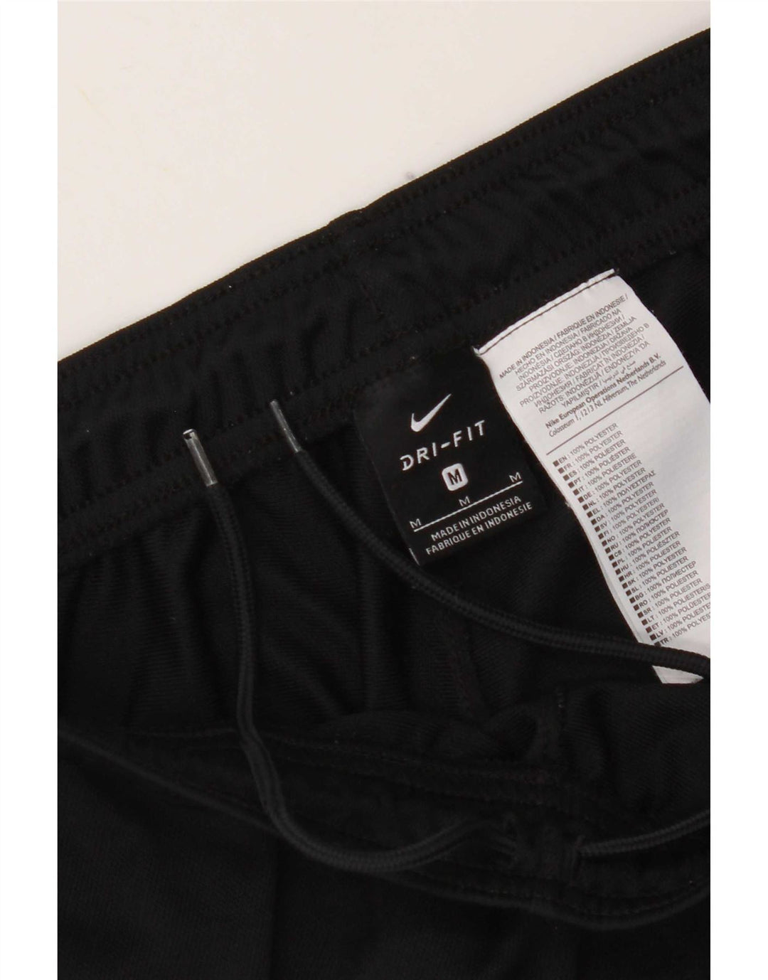 Nike Pantalon de survêtement Dri Fit Homme Noir Moyen Polyester