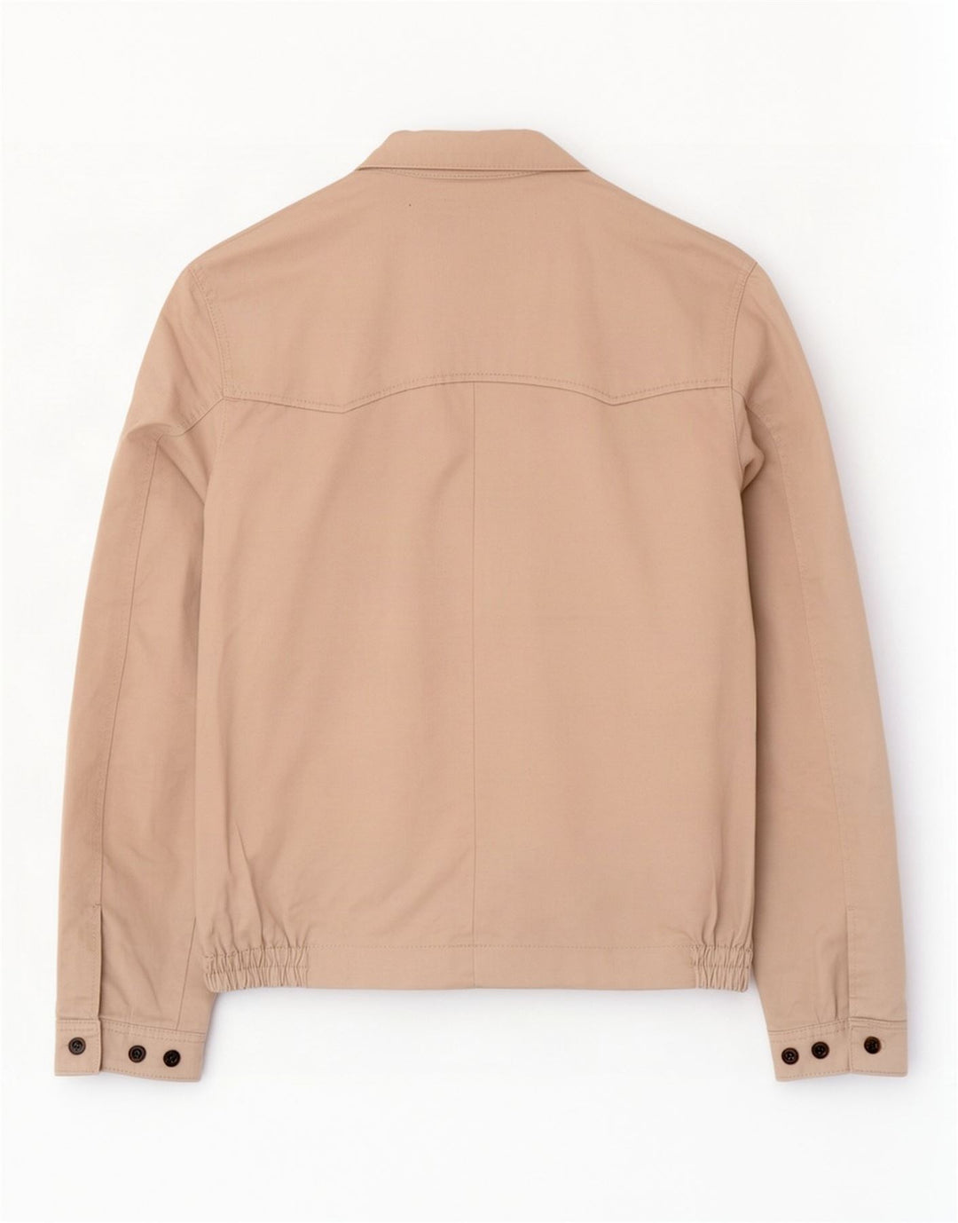 Marks & Spencer Veste Bomber Blue Harbour pour Homme UK 38 Coton Beige Moyen