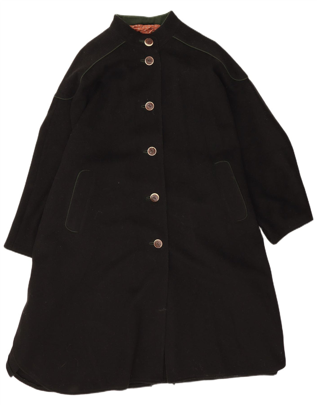 Pischl Manteau Poncho Femme Taille Unique Laine Noire