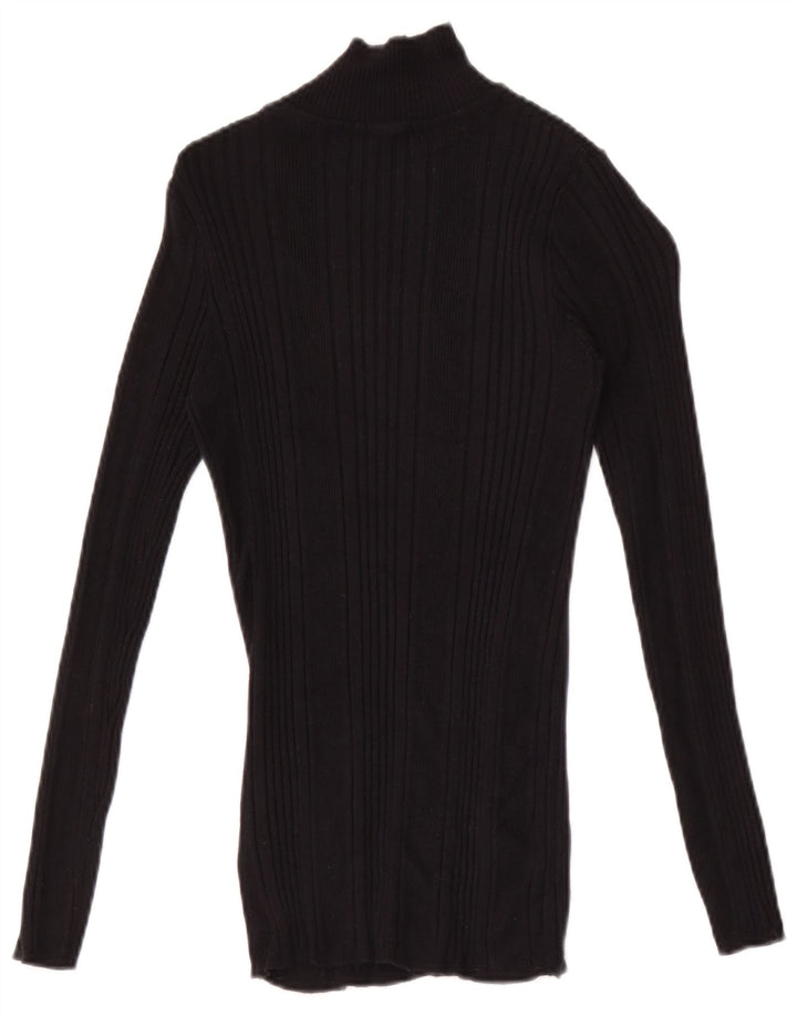 Marks & Spencer Haut à manches longues pour femme UK 10 Small Noir Viscose