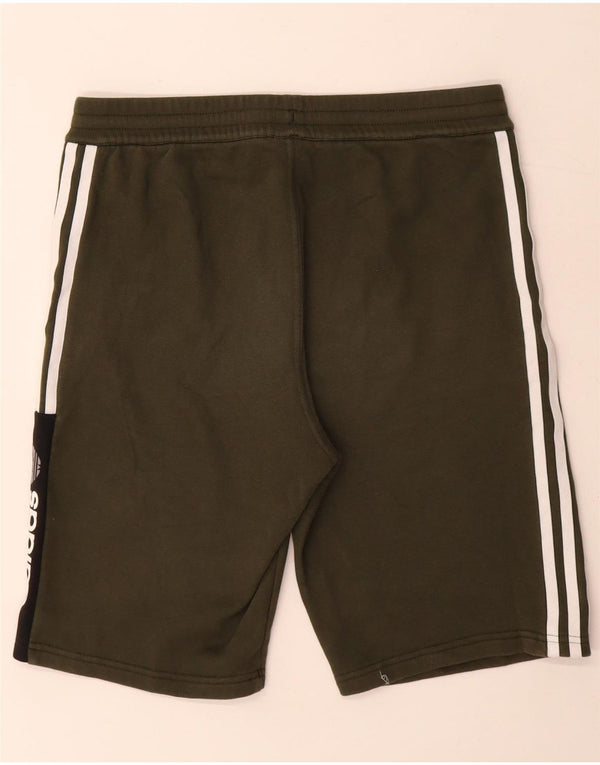 Adidas Short de Sport Graphique Garçon 15-16 Ans Kaki Colorblock