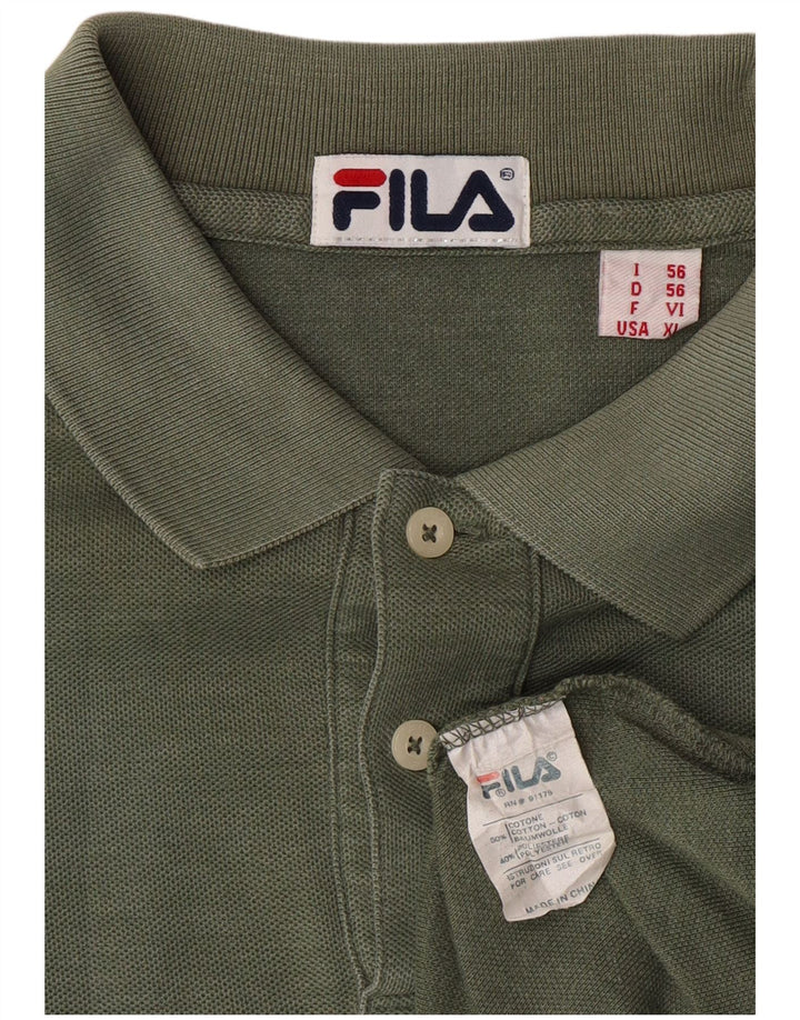 Fila Polo Homme IT 56 XL Vert Coton