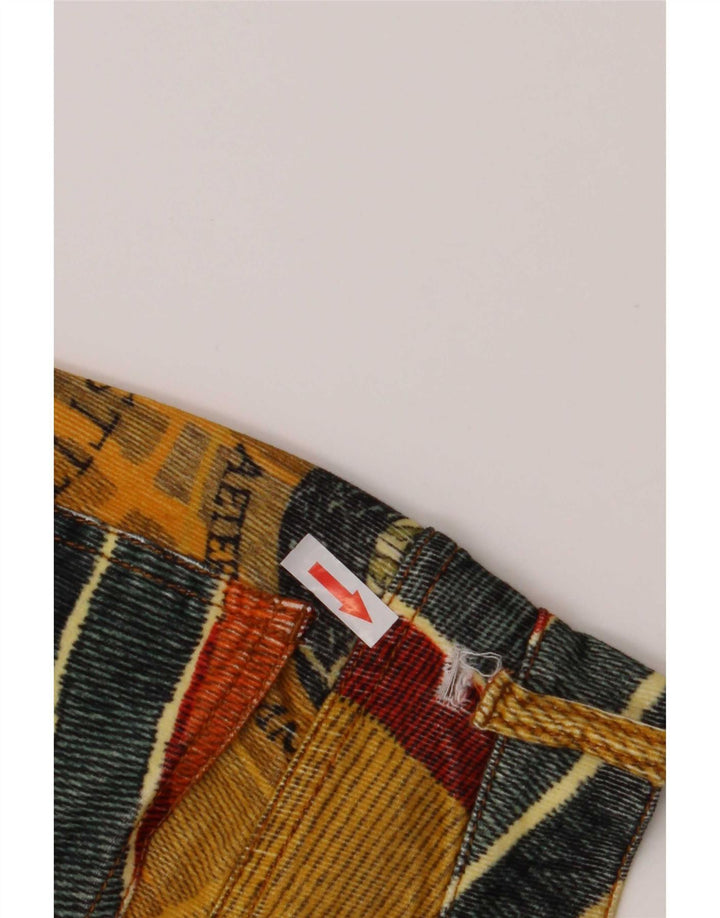 Gattinoni Pantalon En Velours Côtelé À Motif Abstrait W28 L32 Multicolore