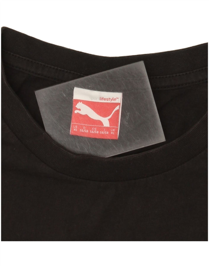 Puma Haut graphique à manches longues pour homme XL Noir