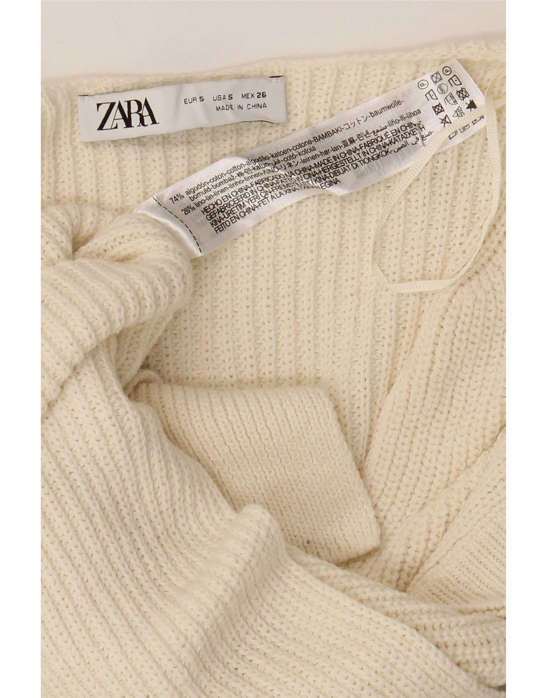 Zara Homme Gilet Débardeur Petit Coton Beige