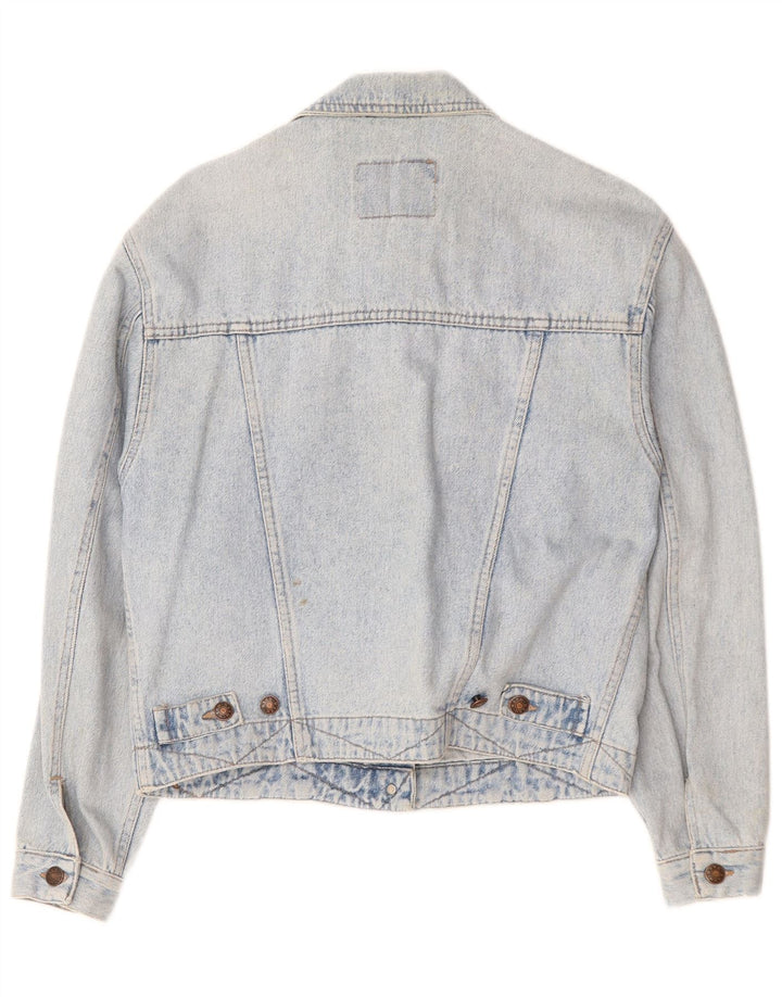 Mash Veste en Jean Fille 14-15 ans Bleu Coton