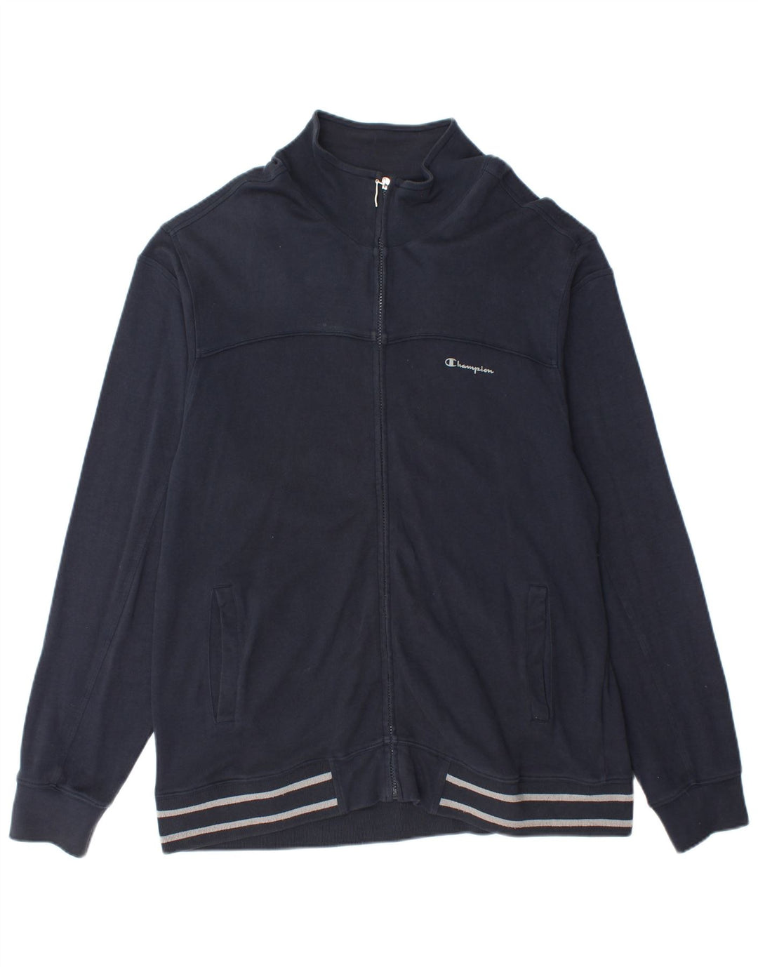 Champion Veste de Survêtement Homme XL Bleu Marine Coton