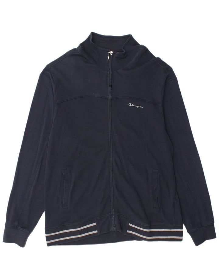 Champion Veste de Survêtement Homme XL Bleu Marine Coton