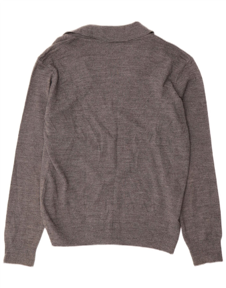 El Charro Pull Cardigan Homme XL Gris Laine