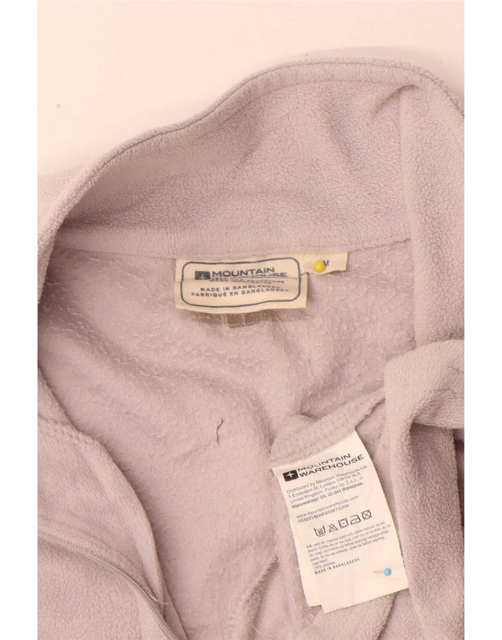 Mountain Warehouse Pull Polaire à Col Zippé Homme Gris Moyen