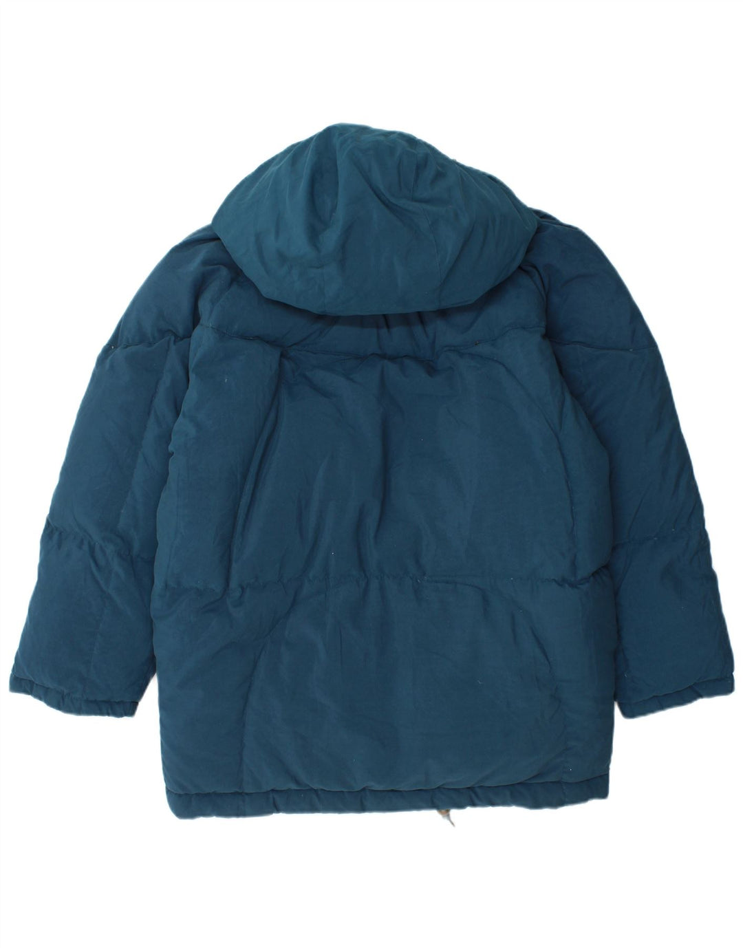 BRUGI Manteau matelassé à capuche surdimensionné pour femme IT 44 Bleu moyen Polyester