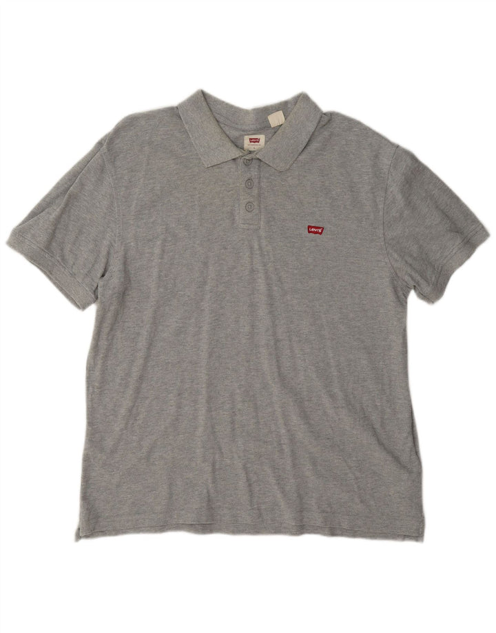 Levi's Polo Homme Large Gris Coton