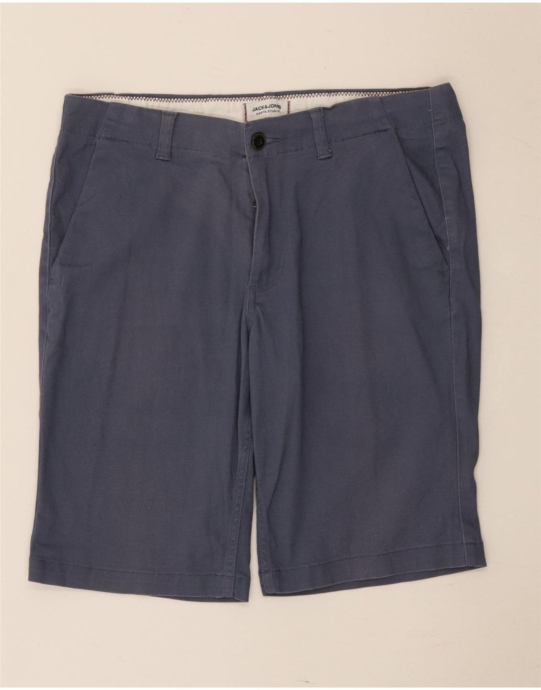Jack & Jones Short Chino Homme Medium W32 Bleu Marine Coton