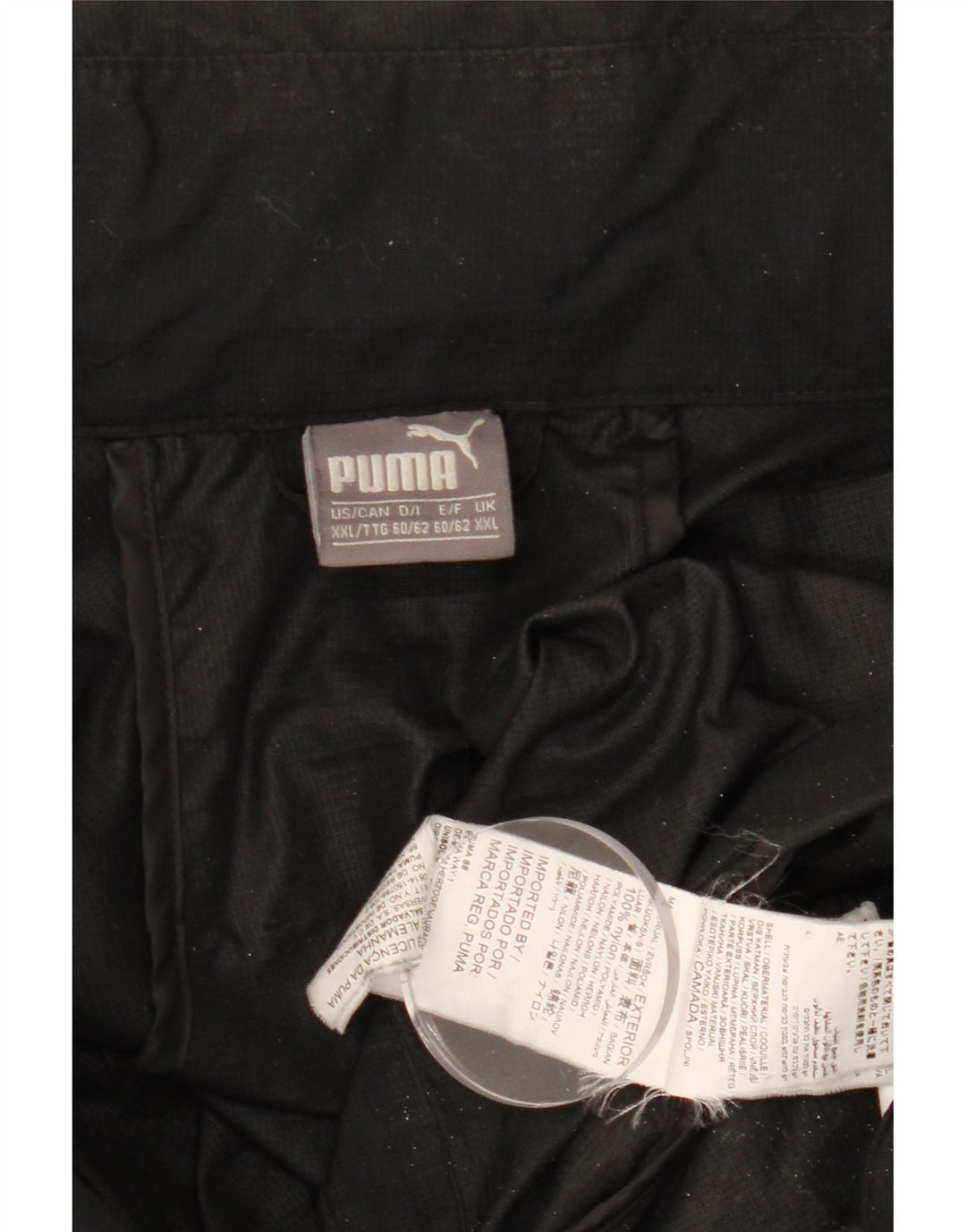 PUMA Veste de survêtement pour homme 2XL Noir Nylon