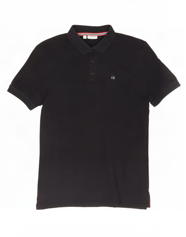 Calvin Klein Polo Homme Bleu Marine Moyen Coton