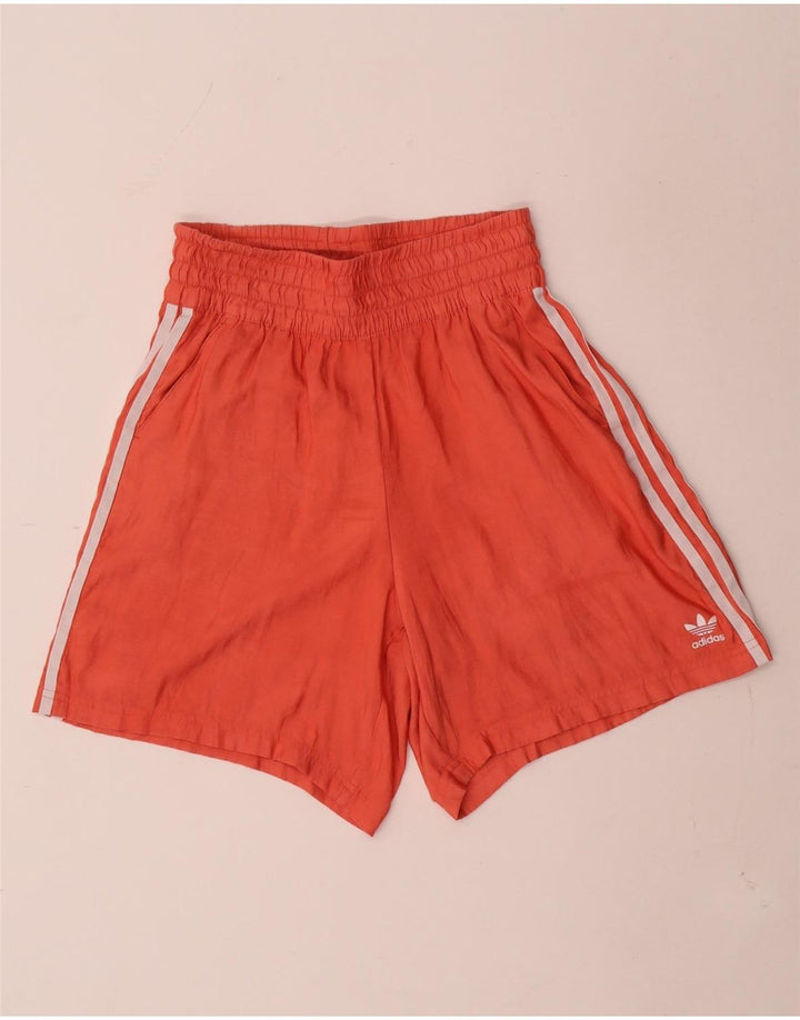Adidas Short de sport pour femme UK 10 Petit Orange Polyester