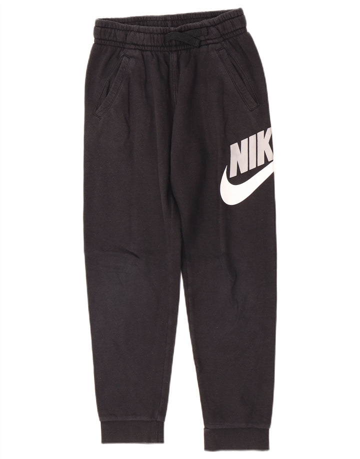 Nike Pantalon de survêtement graphique pour garçon 10-11 ans Noir moyen
