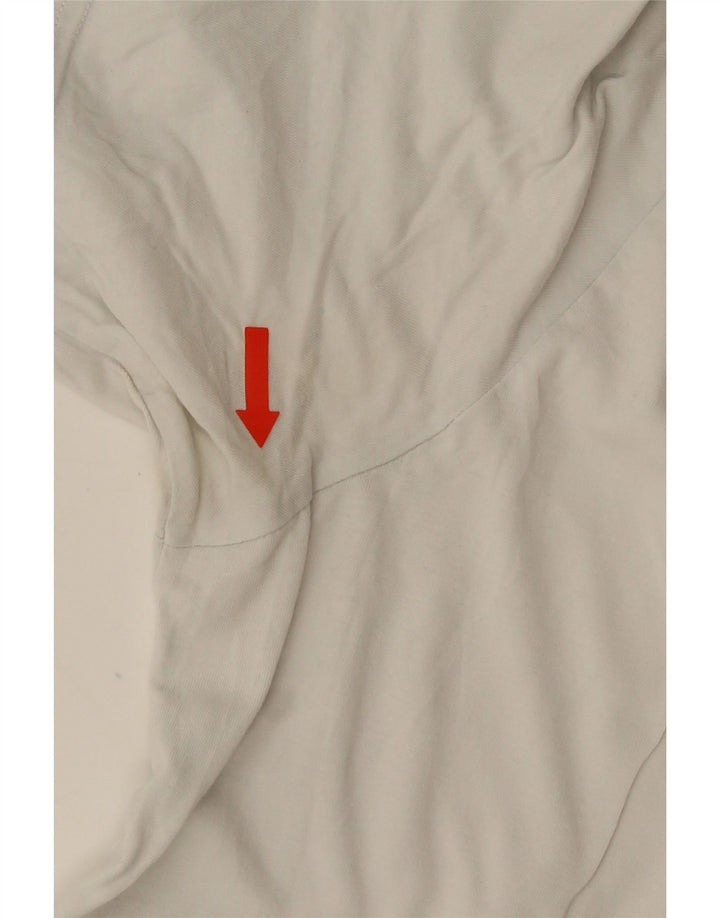 ADIDAS T-shirt graphique pour hommes, grand coton blanc