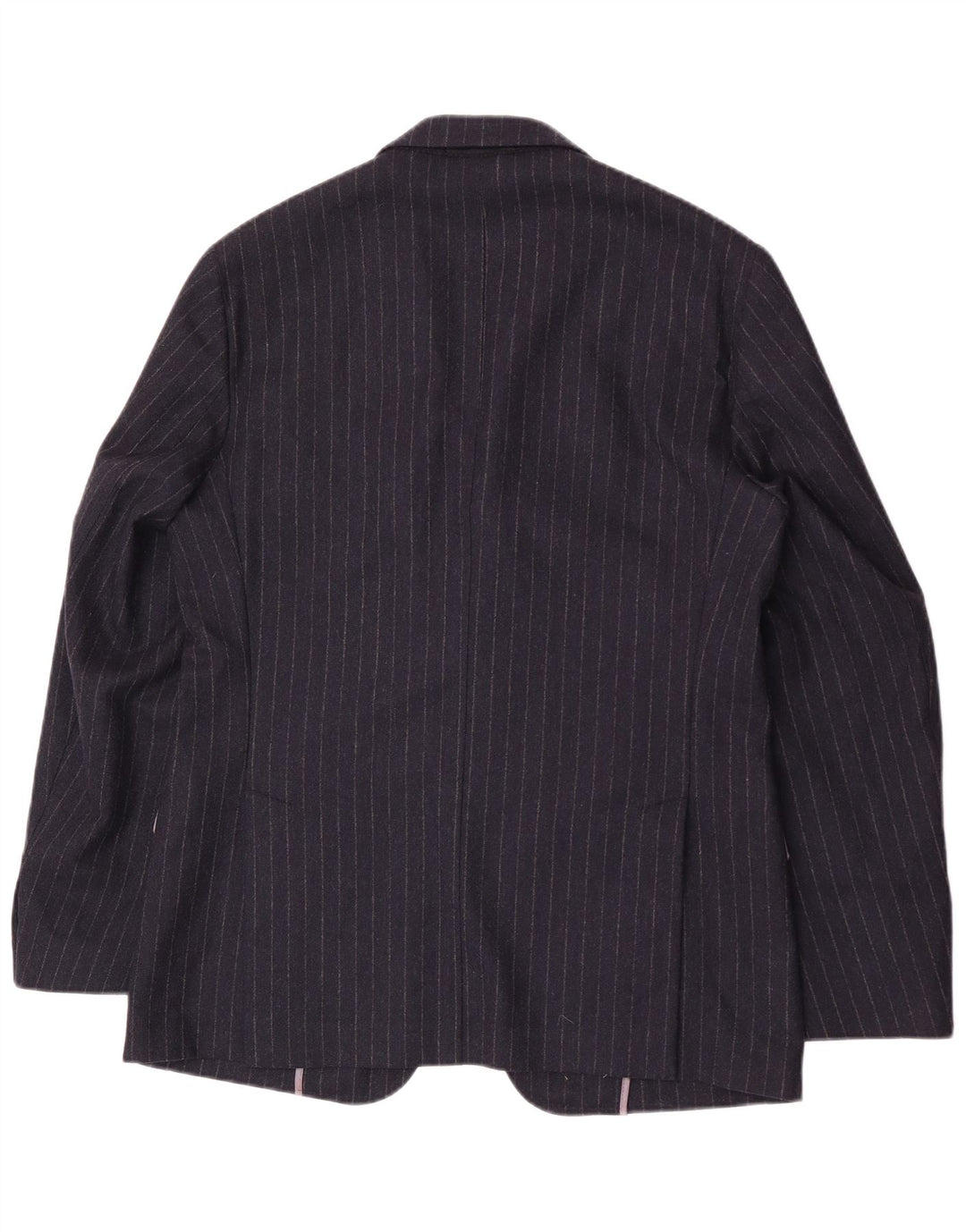 Brooksfield Veste blazer à 3 boutons pour homme IT 50 à fines rayures bleu marine