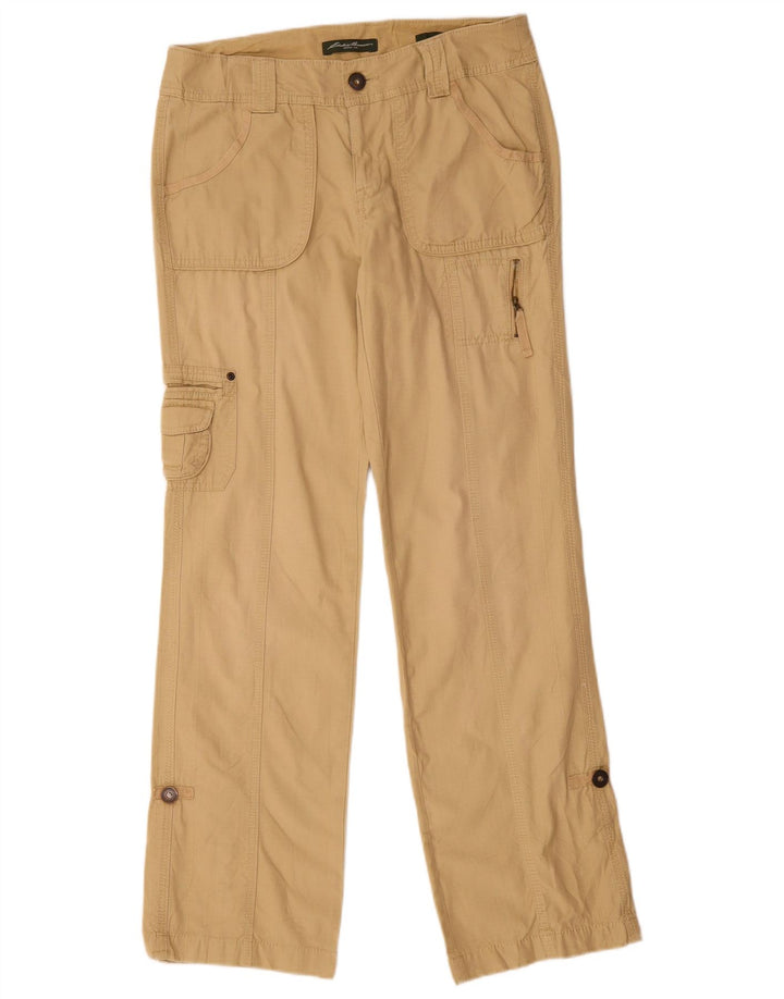 EDDIE BAUER Pantalon cargo droit pour femme US 6 Medium W30 L32 Beige
