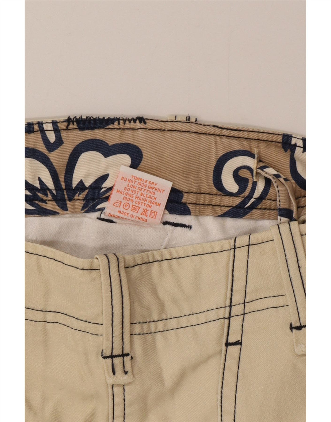 Sundek Short Cargo Homme W31 Coton Beige Moyen