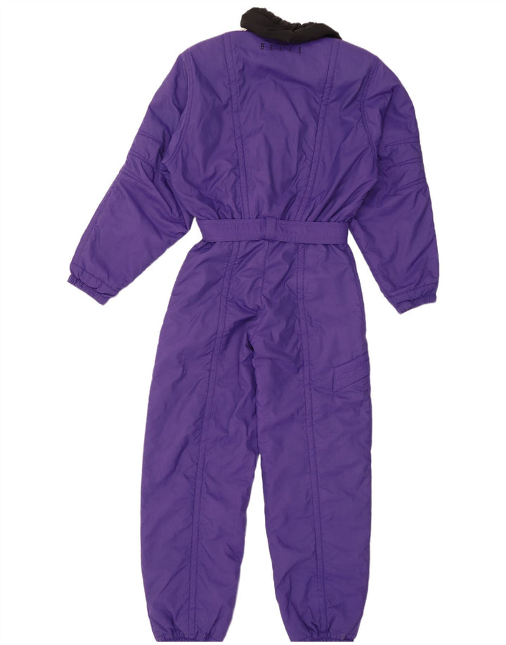 Belfe Combinaison de ski pour femme UK 12 Medium Violet Floral Nylon