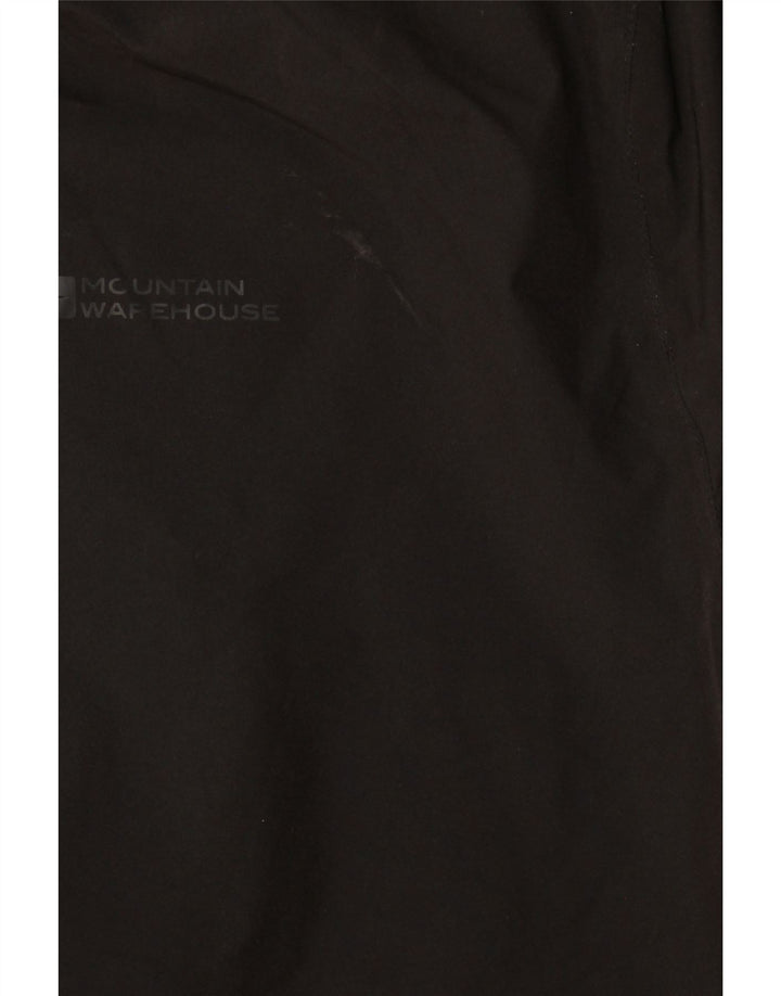 Mountain Warehouse Imperméable à capuche pour femme UK 28 6XL Noir Polyester