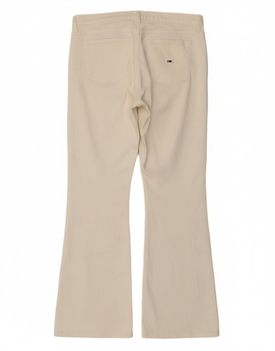 Tommy Hilfiger Jean évasé femme W32 L30 coton blanc cassé