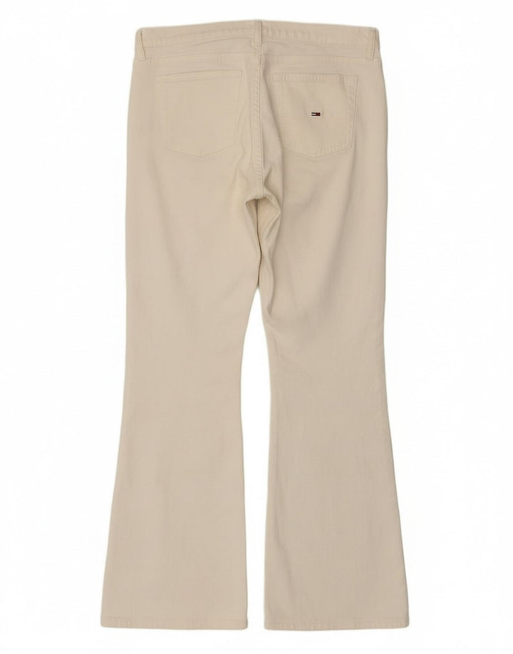 Tommy Hilfiger Jean évasé femme W32 L30 coton blanc cassé