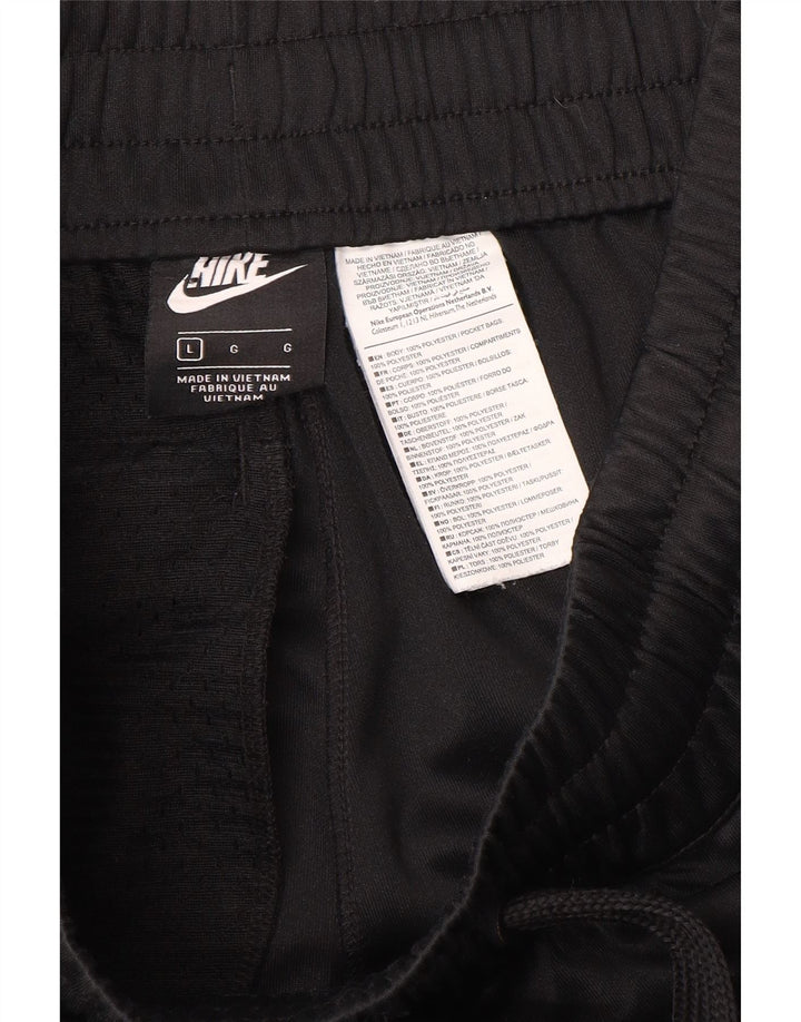 Nike Pantalon de survêtement pour homme Pantalon de jogging Large Noir Polyester