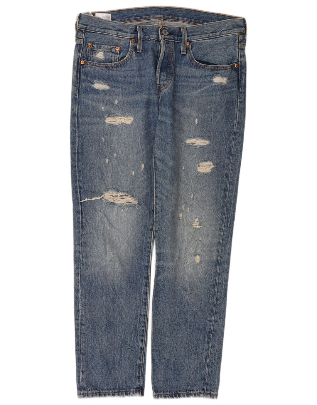 Levi's Jean Droit 501 Femme Bleu W29 L28 Coton