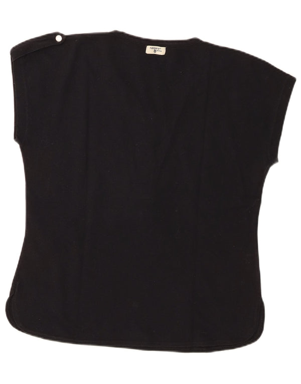 Navigare T-Shirt Femme Top IT 46 Large Noir Coton