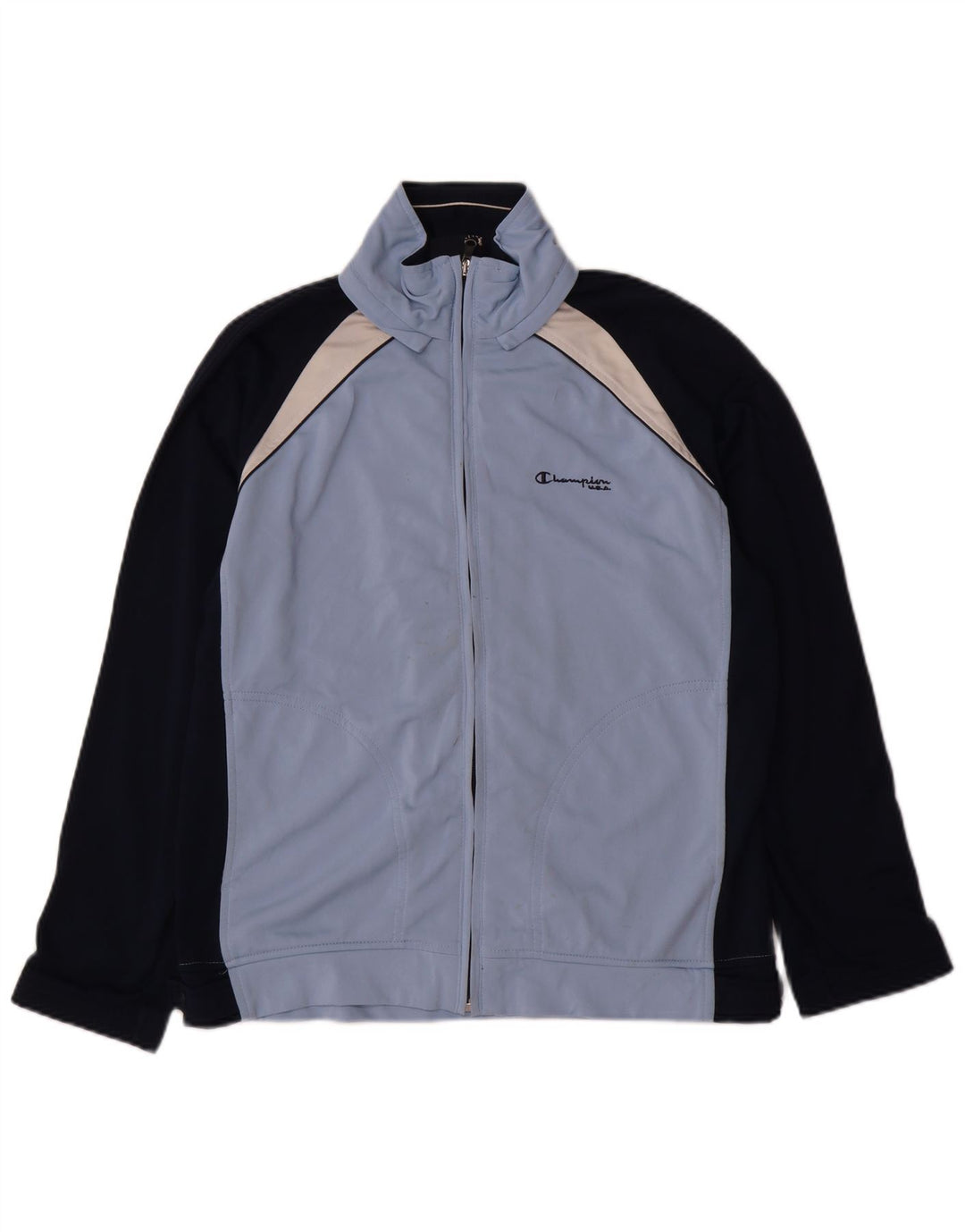 CHAMPION Veste de Survêtement Garçon 13-14 ans Bleu Colorblock Polyester